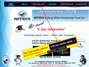 Announcing 2024 NFFRFA's Doug Milne Scholarship Fund Inc.
